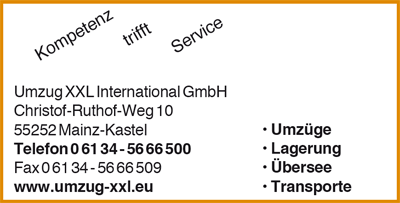Umzug XXL International GmbH
