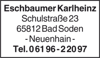 Eschbaumer Karlheinz