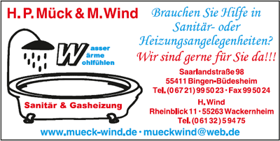 H. P. Mück & M. Wind