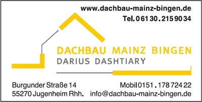 DACHBAU MAINZ BINGEN DARIUS DASHTIARY